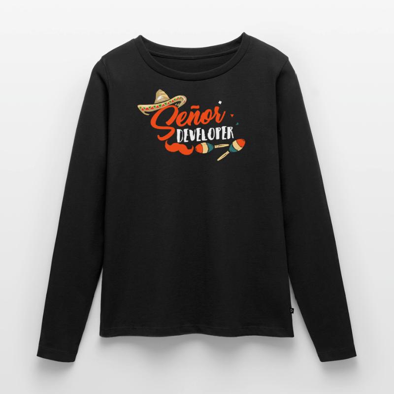 Programmer Senior Developer Programming Women's Premium Organic Long Sleeve Shirt