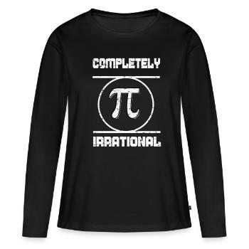 Mathematik Mathe Mathematiker Experiment geschenk - Frauen Premium Bio Langarmshirt - Schwarz - Vorne - Julia (174cm)