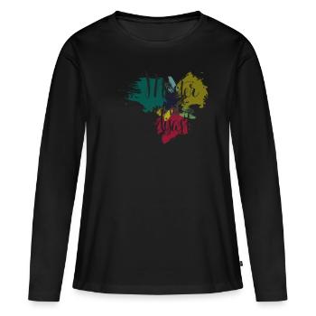 Master of Disaster - T-shirt manches longues Premium bio Femme - noir - Devant - Julia (174cm)