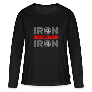 Christentum Geschenk - Frauen Premium Bio Langarmshirt - Schwarz - Vorne - Julia (174cm)