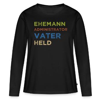 Administrator IT Administrator Admin Informatik - Frauen Premium Bio Langarmshirt - Schwarz - Vorne - Julia (174cm)