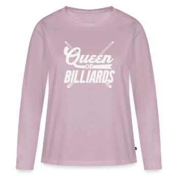 Billard - Frauen Premium Bio Langarmshirt - Altrosa - Vorne - Julia (174cm)