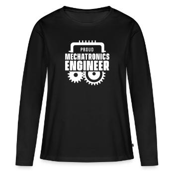 Engineer team mechatronics mechanics mechatronics - Women's Premium Organic Long Sleeve Shirt - black - Front - Julia (174cm)