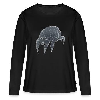Aauvants insectes phobie parasite - T-shirt manches longues Premium bio Femme - noir - Devant - Julia (174cm)