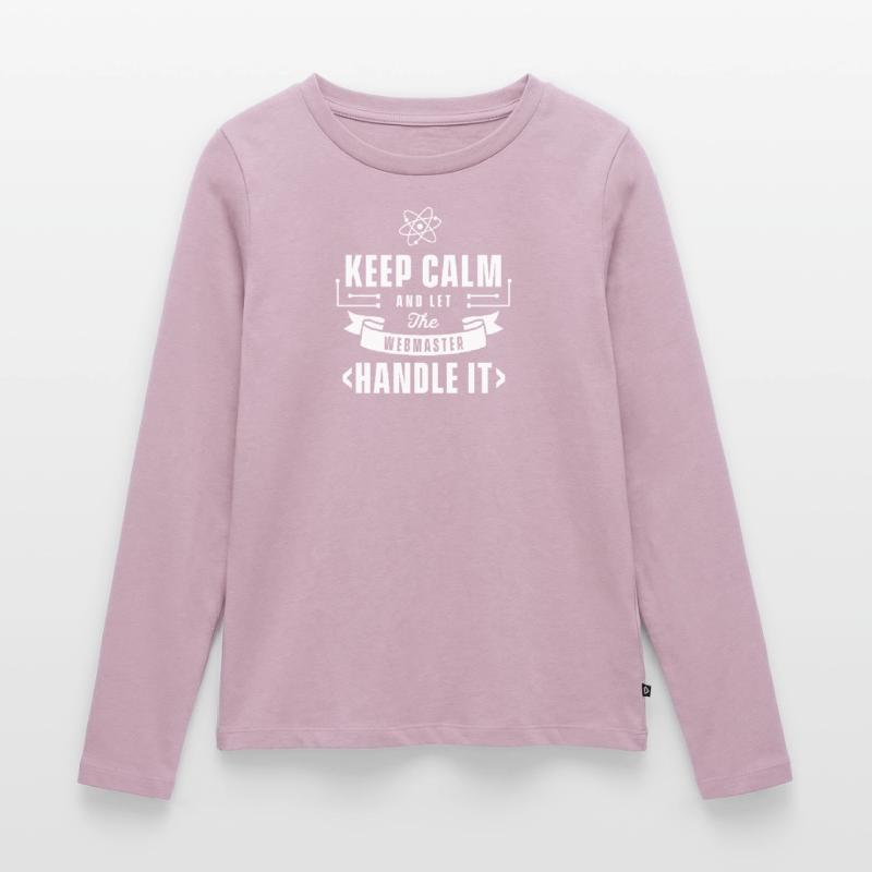 Developer Website Webmaster Web Master Team Women's Premium Organic Long Sleeve Shirt