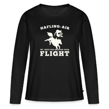 Cheval Haflinger - T-shirt manches longues Premium bio Femme - noir - Devant - Julia (174cm)