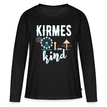 Kirmeskind fun fair Rummel Volksfest showman - Women's Premium Organic Long Sleeve Shirt - black - Front - Julia (174cm)