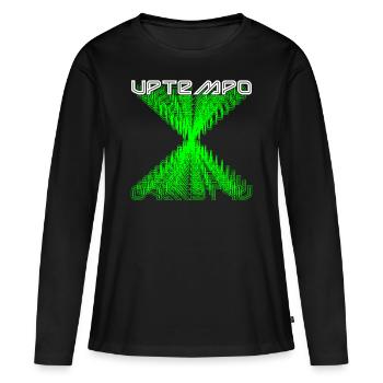 200 BPM Festival Techno Rave Gift - T-shirt manches longues Premium bio Femme - noir - Devant - Julia (174cm)