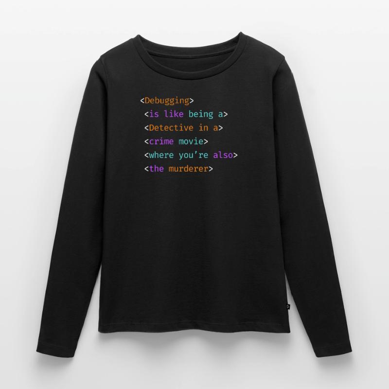 99 Little Bugs In The Code Programmierer Coding Frauen Premium Bio Langarmshirt