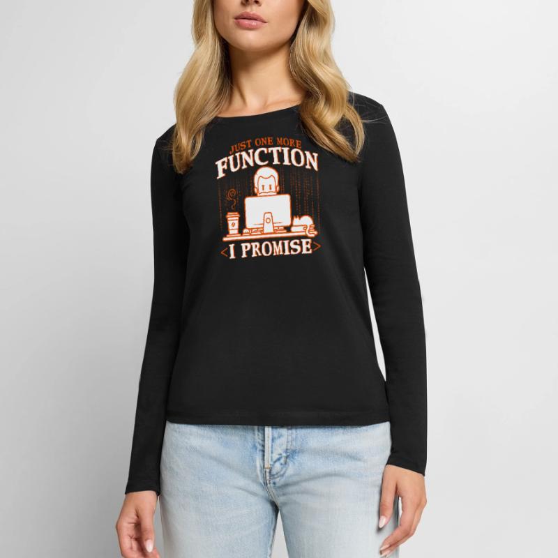 Softwareentwickler Computerfreak Programmierer Frauen Premium Bio Langarmshirt