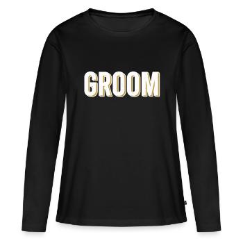 Groom - Women's Premium Organic Long Sleeve Shirt - black - Front - Julia (174cm)
