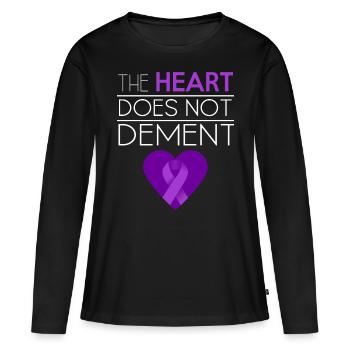 Alzheimer's Consciousness Dement Loop Dementia - Women's Premium Organic Long Sleeve Shirt - black - Front - Julia (174cm)