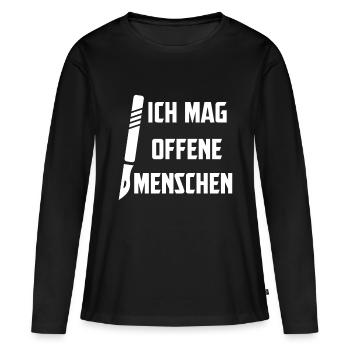 Chirurg Geschenk Medizin Doktor Doc Arzt Sprüche - Frauen Premium Bio Langarmshirt - Schwarz - Vorne - Julia (174cm)