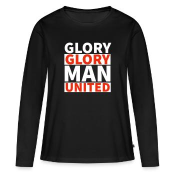 Manchester, Royaume-Uni, Manchester, Royaume-Uni - T-shirt manches longues Premium bio Femme - noir - Devant - Julia (174cm)