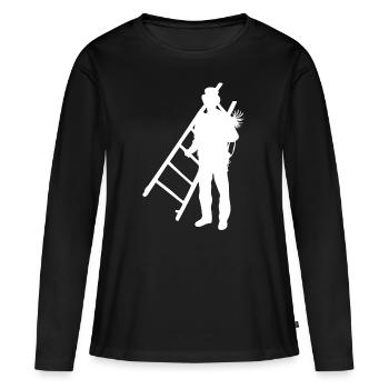 Ramoneurs ramoneurs - T-shirt manches longues Premium bio Femme - noir - Devant - Julia (174cm)