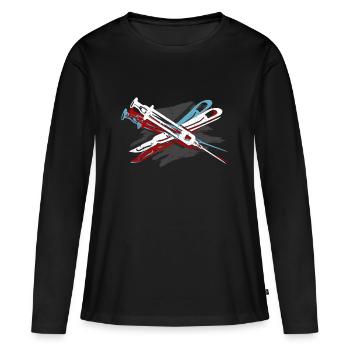 Chirurg Geschenk Medizin Doktor Doc Arzt Sprüche - Frauen Premium Bio Langarmshirt - Schwarz - Vorne - Julia (174cm)