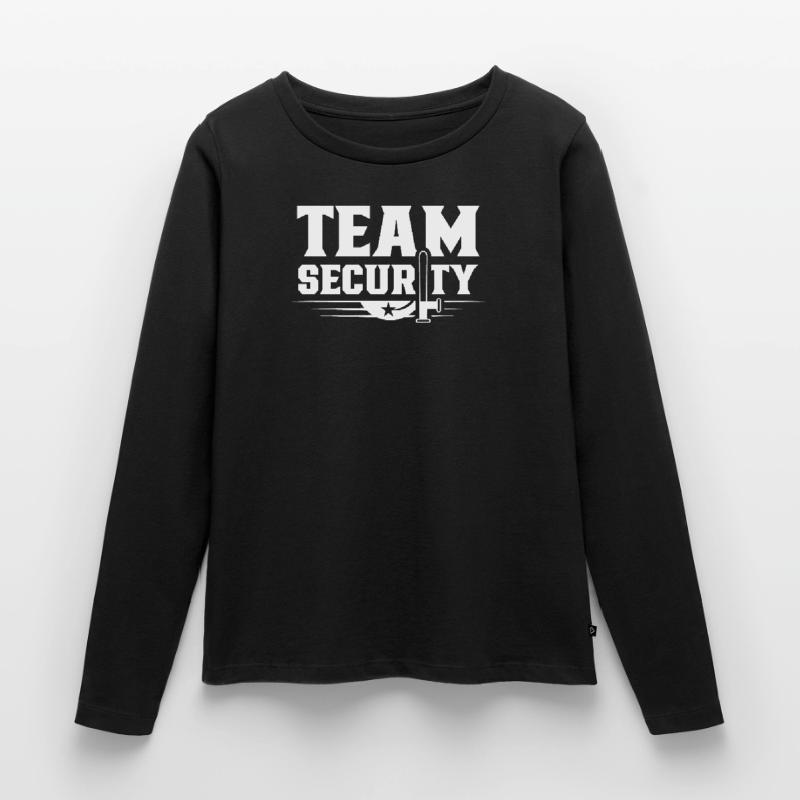 Team Security Security Security Security Guard Women's Premium Organic Long Sleeve Shirt