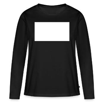 Rectangle - Women's Premium Organic Long Sleeve Shirt - black - Front - Julia (174cm)