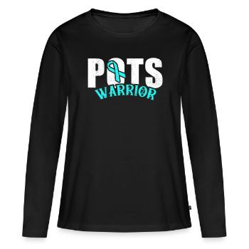 POTS Patient POTS Warrior - Women's Premium Organic Long Sleeve Shirt - black - Front - Julia (174cm)