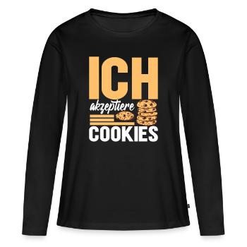 Programmierer Informatiker Informatik - Frauen Premium Bio Langarmshirt - Schwarz - Vorne - Julia (174cm)