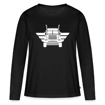 Trucks Trucks Drivers Trucks Drivers - Women's Premium Organic Long Sleeve Shirt - black - Front - Julia (174cm)