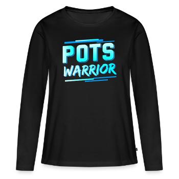 POTS Patient POTS Warrior - Women's Premium Organic Long Sleeve Shirt - black - Front - Julia (174cm)