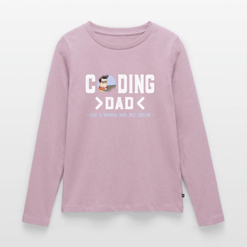 Coding Software Developer Computer Dad Women's Premium Organic Long Sleeve Shirt