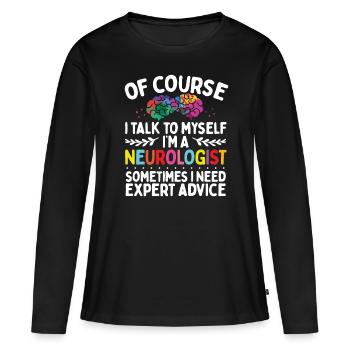 Neurologist Brain Surgery Brain Scan - Frauen Premium Bio Langarmshirt - Schwarz - Vorne - Julia (174cm)