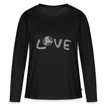 Sustainability - Women's Premium Organic Long Sleeve Shirt - black - Front - Julia (174cm)