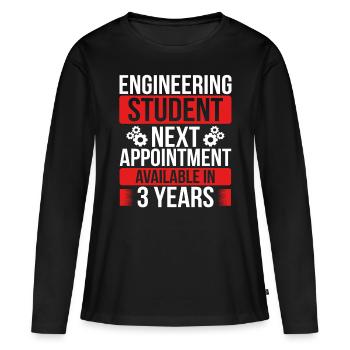 Engineering Student Study Engineering School - Frauen Premium Bio Langarmshirt - Schwarz - Vorne - Julia (174cm)