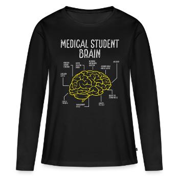 Medical Student Medical School Must Haves Medicals - Women's Premium Organic Long Sleeve Shirt - black - Front - Julia (174cm)