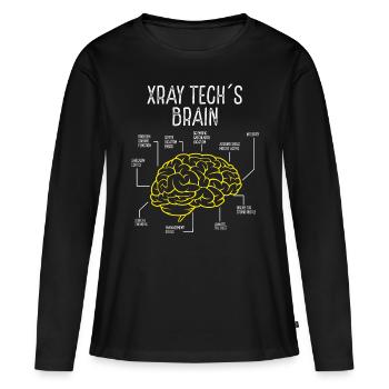 Xray Technician Radiologist Xray Technologist Tech - Women's Premium Organic Long Sleeve Shirt - black - Front - Julia (174cm)