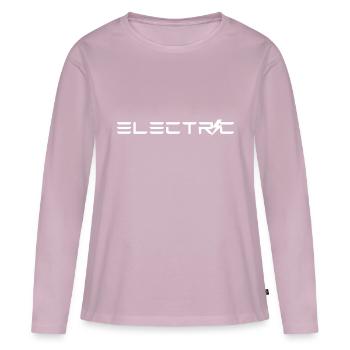 Electric Electric Car - White - Women's Premium Organic Long Sleeve Shirt - dusky pink - Front - Julia (174cm)
