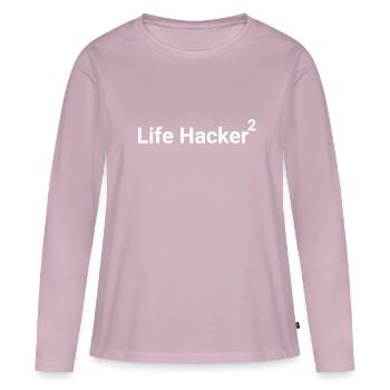 Investor cash flow - Women's Premium Organic Long Sleeve Shirt - dusky pink - Front - Julia (174cm)