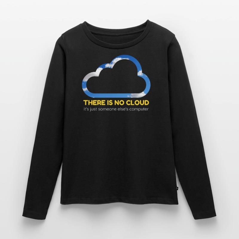 Cloud Computing Gift for Software Developers Women's Premium Organic Long Sleeve Shirt