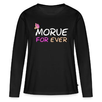 T shirt cod for ever cod one day cod toujour - Women's Premium Organic Long Sleeve Shirt - black - Front - Julia (174cm)
