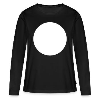 Cercle - T-shirt manches longues Premium bio Femme - noir - Devant - Julia (174cm)