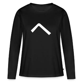 He japonais Katakana - T-shirt manches longues Premium bio Femme - noir - Devant - Julia (174cm)