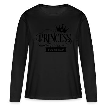 Princess - Women's Premium Organic Long Sleeve Shirt - black - Front - Julia (174cm)