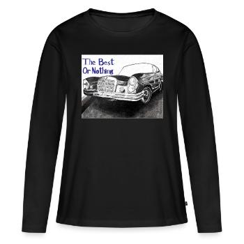 The best or nothing - Women's Premium Organic Long Sleeve Shirt - black - Front - Julia (174cm)