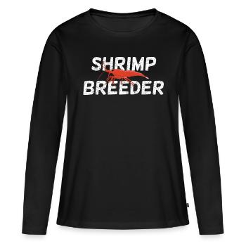 Shrimp Breeders Shrimp Aquarium Dwarf Shrimp - Women's Premium Organic Long Sleeve Shirt - black - Front - Julia (174cm)
