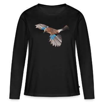 Glands - T-shirt manches longues Premium bio Femme - noir - Devant - Julia (174cm)