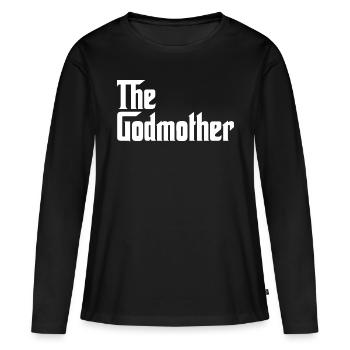 The Godmother! - Women's Premium Organic Long Sleeve Shirt - black - Front - Julia (174cm)