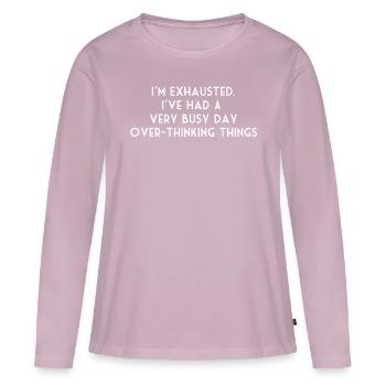 ADHD - Women's Premium Organic Long Sleeve Shirt - dusky pink - Front - Julia (174cm)