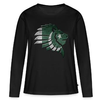 Pakistan - T-shirt manches longues Premium bio Femme - noir - Devant - Julia (174cm)