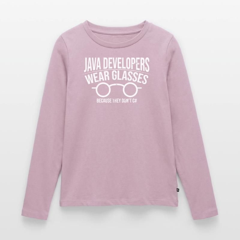 Java Developer Frauen Premium Bio Langarmshirt