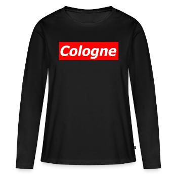 Cologne Cologne Kölle - T-shirt manches longues Premium bio Femme - noir - Devant - Julia (174cm)