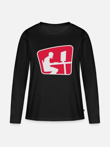 esports_2011b2c - Frauen Premium Bio Langarmshirt - Schwarz