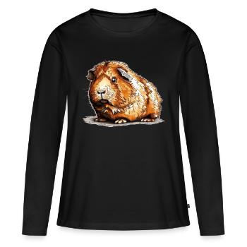 Les cochons d’Inde sont juste d’excellents animaux de compagnie - T-shirt manches longues Premium bio Femme - noir - Devant - Julia (174cm)