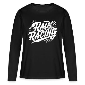 Rad Racing - T-shirt manches longues Premium bio Femme - noir - Devant - Julia (174cm)